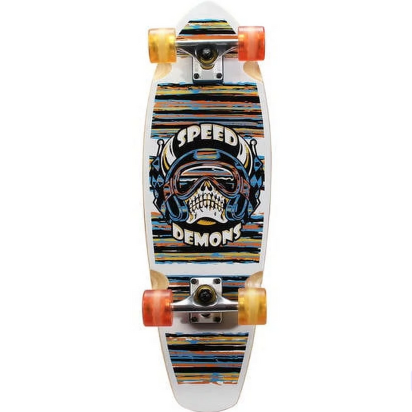 Speed Demons 29" V-Lam Cruiser Skateboard Hippie Dash